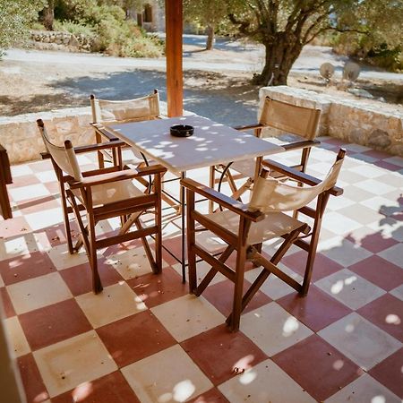 Seafront Traditional Stone House In Sunset Olive Grove - B Alyfanta Exterior photo